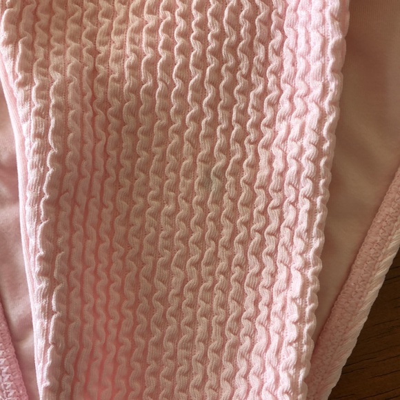 Monday Swimwear Baby Pink Crinkle Argentina Bottom - Picture 2 of 2